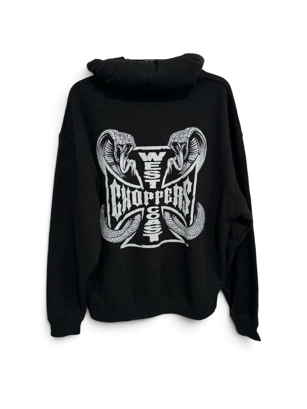 West Coast Choppers black pullover Snake Biker Hoodie Size XL NWOT
